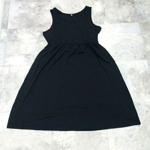 #10221-5  Women’s Tank Top Dress,ebony,S,M,L